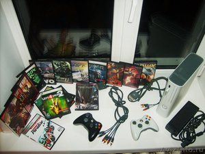 Продам Xbox 360 Arcade прошитый (полная комплектация, плюс беспроводной черный д - Изображение #1, Объявление #25118